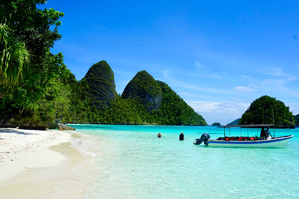 raja ampat plage