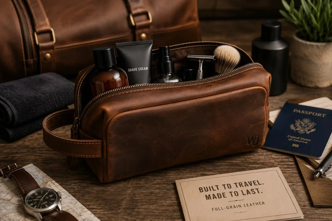 Que doit contenir la trousse de toilette d’un homme en voyage ?