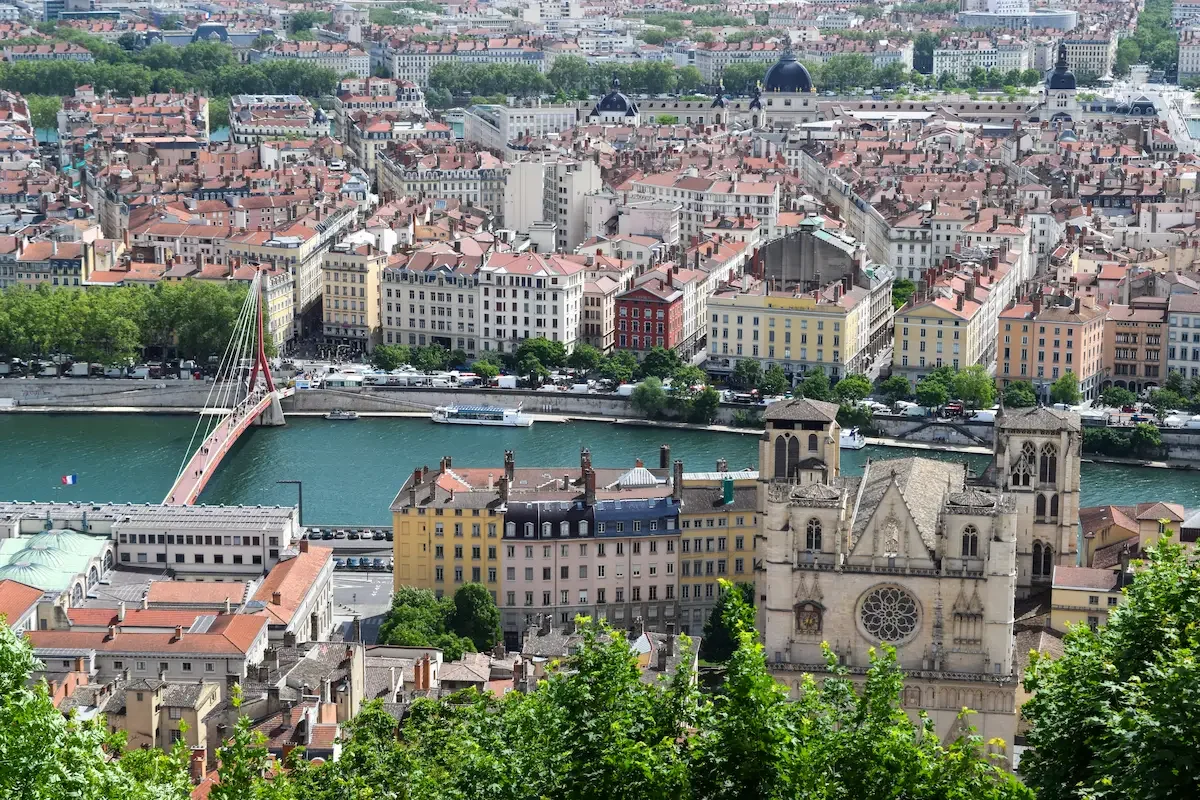 lyon france from basilica+2